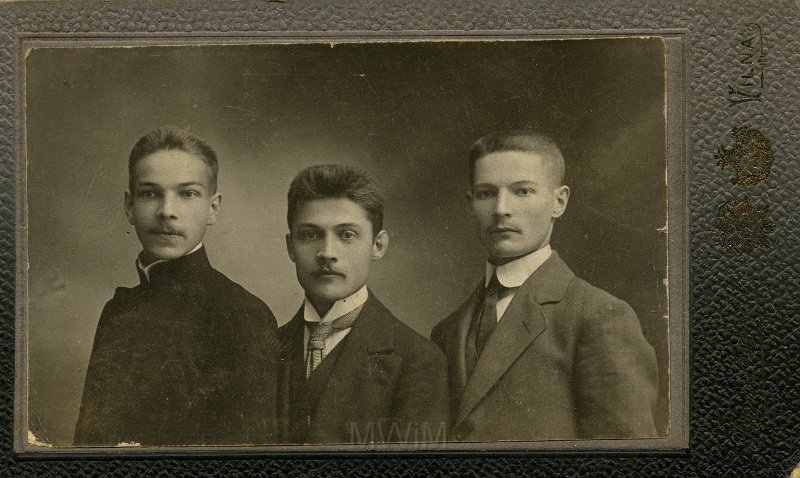 KKE 4356.jpg - Franciszek, Feliks i Antoni Giedrojciowie.